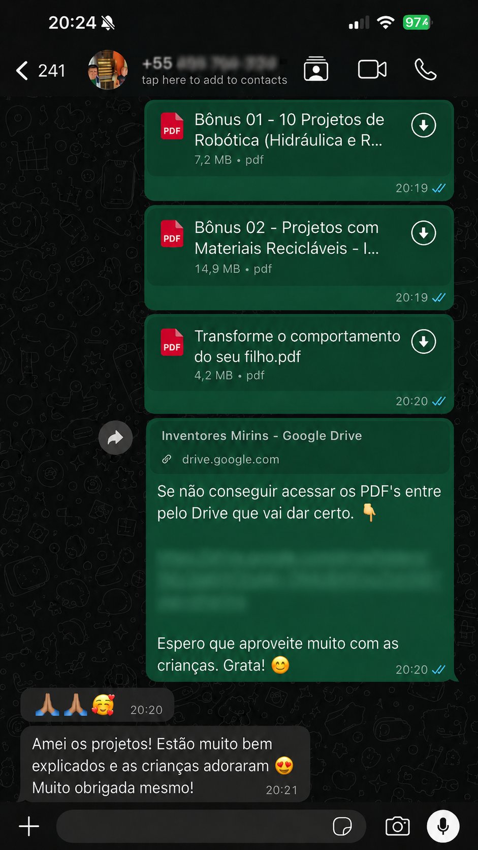Depoimento WhatsApp 4